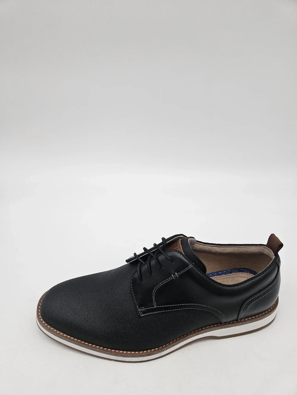 STEVE MADDEN Mens Bader Oxford Black Sz 9